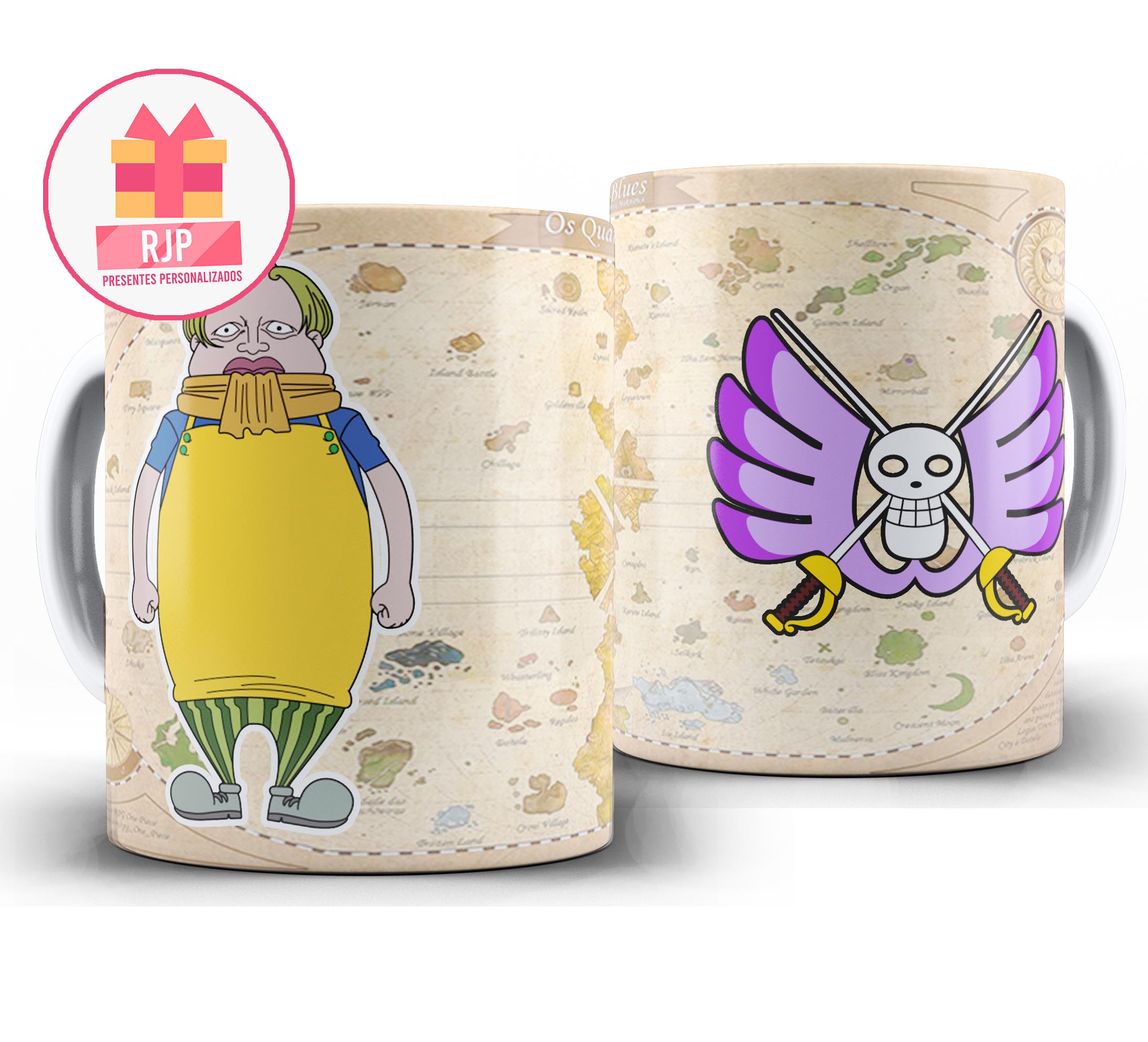 Caneca Anime - One Piece - Baroque Works - Mr 4